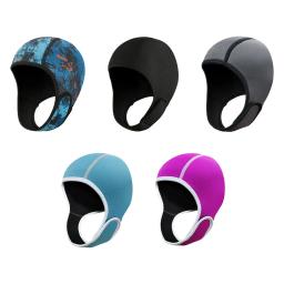 2mm neoprene wetsuit capa de mergulho capuz de mergulho surf chapéu térmico capuz para mulheres homens vela caiaque canoagem inverno - Image 1