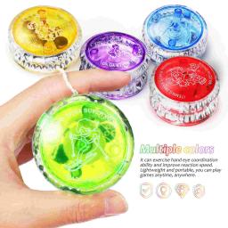 Light Up Yoyo Joaninha Brinquedos para crianças e adultos, bolas engraçadas, cores misturadas, brinquedos infantis profissionais, brilho em massa, cor aleatória, 10 peças - Image 3