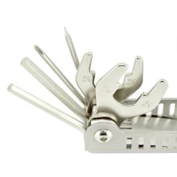 Chave de aço inoxidável para mergulho, Snorkeling Wrench, Folding Allen Key, Kits de Reparação de Emergência, Multi Ferramentas, 13 em 1 - Image 3
