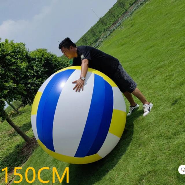 Bola de Praia Inflável Gigante de PVC para Vôlei de Gramado e Brincadeiras ao Ar Livre - Diversão para Jardins de Infância