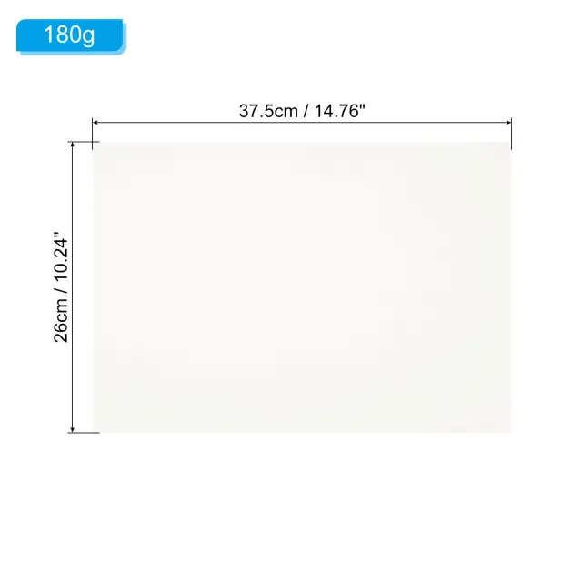 Bloco de Desenho em Branco para Artistas - 20 Folhas 160g/180g, Ideal para Pintura a Tinta, 8K, Formato 14.8x10.2 cm