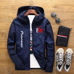 Jaqueta com capuz DJ Pioneer PRO masculina, corta-vento casual, seção fina, zíper, primavera e verão, novidade, 2022 - Image 1