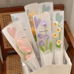 Papel De Embrulho De Flores, Suprimentos De Embalagem, Saco De Presente, Embalagem para Flores, Decoração De Casamento, Natal, Acessórios De Presente De Aniversário, 5Pcs - Image 1