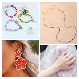 20000 pçs kit de fabricação de jóias conjunto de contas de semente 2mm conjunto de contas de vidro colar pulseiras anel fazendo contas de semente kit para diy arte artesanato - Image 4