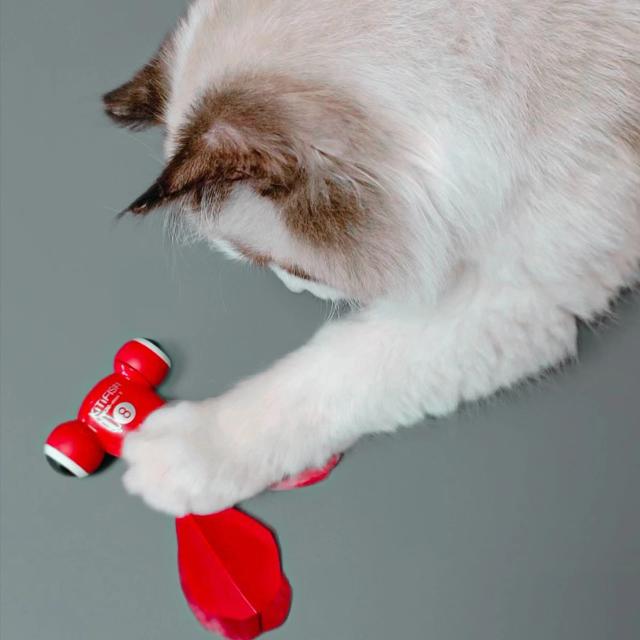 Brinquedo Elétrico Interativo para Gatos com Luzes LED - Diversão Inteligente para Animais de Estimação Pequenos