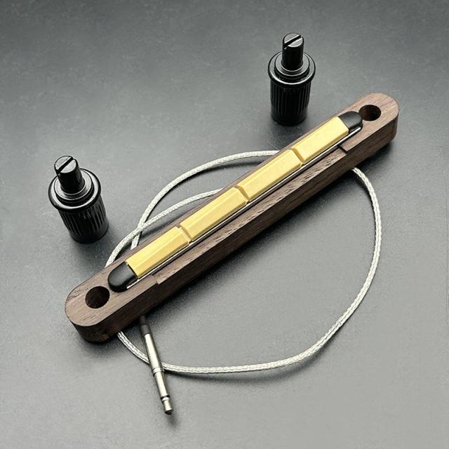 Transdutor de Cerâmica Piezo para Instrumentos de Cordas - Captador de 1pc para Guitarras Acústicas e Baixos 4/6 Cordas