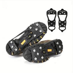 Anti-Slip Ice Cleats com 8 dentes para atividades ao ar livre, pesca de inverno e andar na neve, montanhismo Camping - Image 6