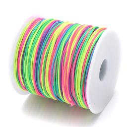 100m/rolo 1mm cabos elásticos pulseira trançada corda de náilon fios decorativos feitos à mão para fazer jóias diy pulseira suprimentos - Image 5