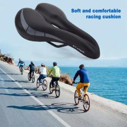 Assento de bicicleta confortável com amortecedor, Almofada do assento de bicicleta, Substituição de sela para MTB, Bicicletas dobráveis - Image 2