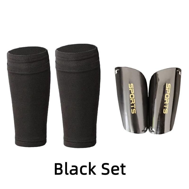 Um conjunto de meias de proteção de futebol com bolso para o futebol shin pads perna protetor de bezerro mangas adulto shin guard suporte meia - Image 1