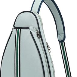 Saco De Raquete De Tênis De Ombro Profissional, Profissional Pickleball Bolsa De Transporte, Badminton raquete tênis Crossbody Bag - Image 5