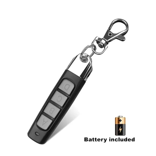 Abridor de porta de garagem com controle remoto, 433mhz, duplicador de controle remoto, código de clonagem, chave de carro