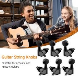 Guitarra elétrica vintage Tuning Pegs, acessórios de instrumentos musicais, afinador, completo fechado, 6pcs - Image 2