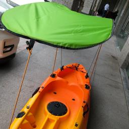Bimini capa superior universal anti-uv caiaque barco dossel sombra tenda à prova dwaterproof água proteção uv iate barco acessórios - Image 1