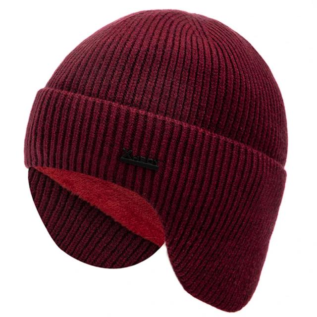 Chapéu Masculino de Lã para Inverno - Earflap Gorro Quente