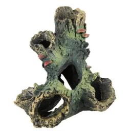 Moss-like Root Paisagismo Decoração para Aquário De Peixes, Aquário De Resina Decorativa, Buraco De Árvore Para Caverna De Camarão, Tanque De Peixes De Família - Image 3