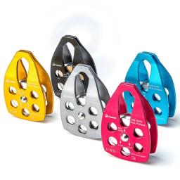 30KN Escalada Corda Polia Certificated Escalada Resgatando Montanhismo Rigging Swing Sheave Rescue Trabalho Heights Pulley - Image 1