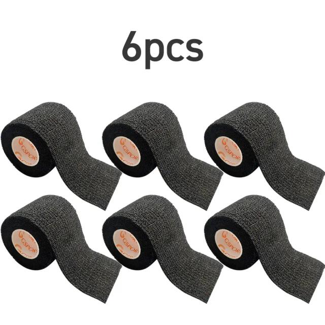 Bandagem Elástica Auto-Adesiva Colorida para Esportes, Alívio Rápido de Dores - Kit com 6 Peças de 5cm para Futebol, Tênis e Uso em Animais de Estimação
