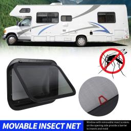 Janela Mesh Screen Suporte Rod, Janela externa, prova UV, Camping Trailer, Motorhome, 22.4x15.2 Polegada - Image 4