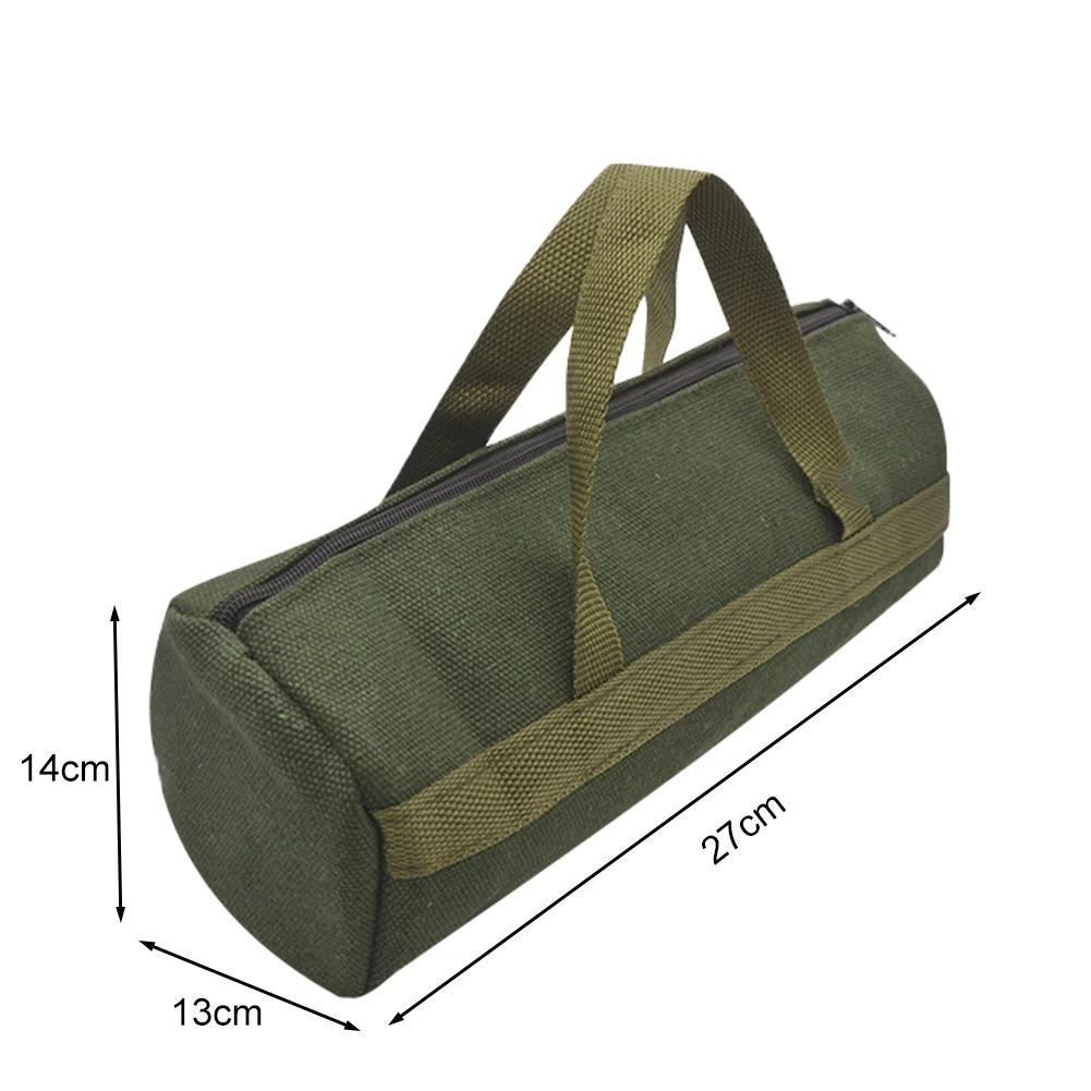 Bolsa de ferramentas de lona grossa, organizador de armazenamento de chaves de fenda, bolsa portátil para eletricista, sacola multifuncional - Image 1