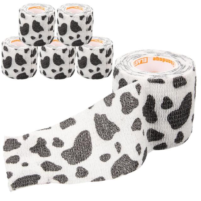 Bandagem Autoadesiva Veterinária para Animais de Estimação - 6 Rolos de Ataduras para Feridas em Cães e Gatos, Ideal para Cuidados de Saúde Animal