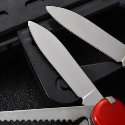 Faca suíça multifuncional portátil, Acampamento ao ar livre Multi-Tool abridor de garrafas, faca dobrável, tesoura, serra, canivete militar - Image 2