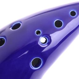 Flauta Alto C azul com 12 buracos, The Legend Ocarina of Time, instrumento de sopro, som natural, fácil de aprender, presente fino, frete grátis - Image 6
