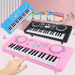 Piano eletrônico portátil com display LED para crianças, 37 teclas, teclado digital, instrumento musical, piano elétrico, brinquedo para crianças - Image 2