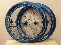 700c profundidade de carbono 6560 estrada v freio rodado dianteiro 16 buraco traseiro 24 buraco roda da bicicleta estrada clincher/tubelessrim freio - Image 4