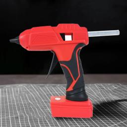 Pistola de cola portátil industrial, Pistola de cola quente para artesanato, DIY e reparos, Pré-aquecimento rápido, 100W, 5pcs cola varas - Image 6