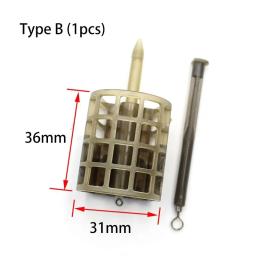 Light Weight Fish Cage, Equipamento de pesca, cada molde pode controlar com precisão o peso, alimentador de cesta, 2 pcs, 3 pcs, 4pcs - Image 5