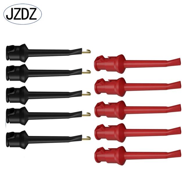 JZDZ Sonda de Teste com Clipe Gancho 10 Peças para Teste Eletrônico