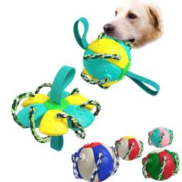 Pet Dog Toy Futebol Treinamento Agilidade Multifuncional Dog Soccer Pet Flying Saucer Ball Toy Outdoor Interactive Toy Dog Suprimentos - Image 1