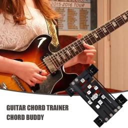 Ajudante de acordes de guitarra prático ferramenta de treinamento de guitarra acessórios de guitarra resistente ao desgaste sistema de aprendizagem de acordes ferramenta de acordes de ajuda de guitarra - Image 1