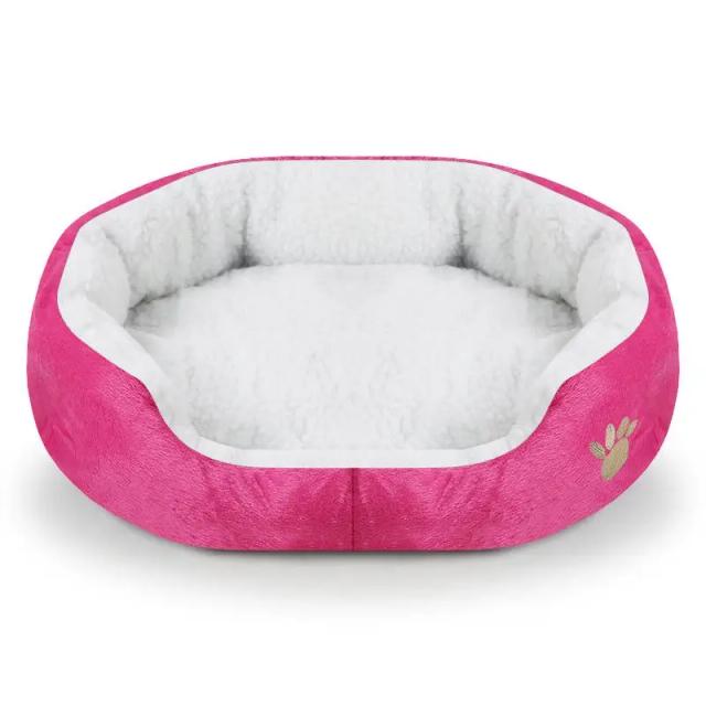 Cama removível e lavável, quente e aconchegante para cães e gatos, ideal para canil e acessórios de pets