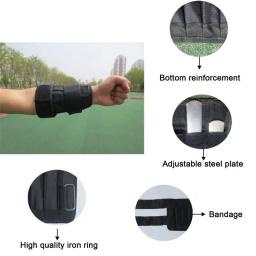 Ajustável Tornozelo Pesos Wrist Support Strap, Fitness Sports, Exercício, Corrida, Caminhada, Corrida, Ginásio, Levantamento de Peso Protector - Image 5