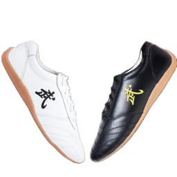 Sapatos masculinos de Wushu respirável resistente ao desgaste, sapatos tradicionais chineses, kung fu, taiji, tai chi, taekwondo, tênis de artes marciais, novo, 2022 - Image 2