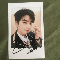 Cartões fotográficos Cha EunWoo autografados, 3 polegadas, K-POP coleção, 2023 - Image 6
