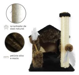 Cozy Cat Scratcher House, Sisal Toy Net, Dobrável Post, Higiene Scratchers Tower, Bonito Mouse e Brinquedos de Penas, Perfect Pet Play - Image 6