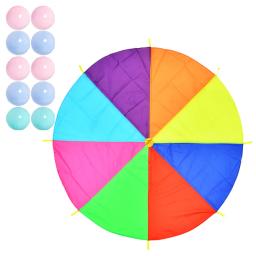 Equipamento ao ar livre do arco-íris para adultos, jogos de paraquedas, brinquedo gigante, jogar guarda-chuva - Image 2