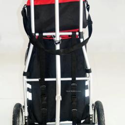 Folding bicicleta carga Trailer com Big Bag, controlador de bicicleta, bicicleta Trailer, Air Wheel, Shopping Trolley, Bagagem carrinho, 63L, 12 Polegada - Image 3