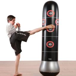 Saco de boxe inflável da aptidão 160cm pvc inflável espessamento boxe coluna tumbler luta coluna - Image 1