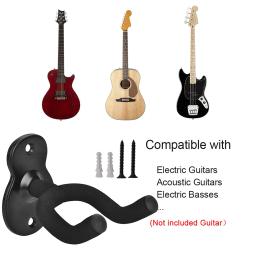 Madeira e Metal Titular Guitarra, Wall Mount, Stand Peças e Acessórios, Home Instrument Display, Cabides, Guitar Picks - Image 5