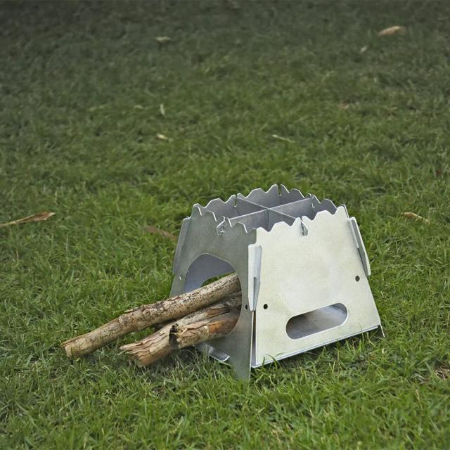 Fogareiro Desmontável Super Leve Ecológico de Alumínio para Camping