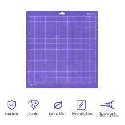 3 pçs 12*12 Polegada substituição tapete de corte adesivo antiderrapante gri-dded esteiras de corte para a silhueta cameo cricut máquina de corte - Image 5