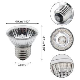 E27 uva + uvb lâmpada réptil tartaruga animais de estimação luz aquecedor lâmpada emissor de lâmpada, anfíbios aquecendo lâmpada terrário 110-220v - Image 4