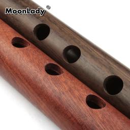 Flauta Vertical Quena com Saco, G Key, Sândalo Vermelho, Instrumento de Sopros, Instrumento Musical Indiano, Dalbergia - Image 3