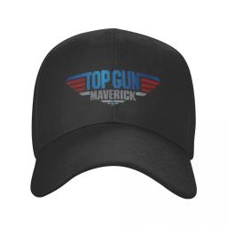 Boné de beisebol filme quente personalizado, Top Gun Maverick, chapéu ajustável do pai, esportes Snapback Caps para mulheres e homens - Image 1