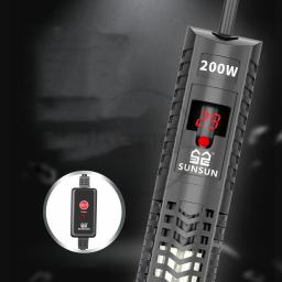 Produtos de controle do termostato da temperatura do aquário do calefator do tanque de peixes de sunsun 220v pequeno aquecimento elétrico de água fluindo o vidro da tartaruga - Image 4