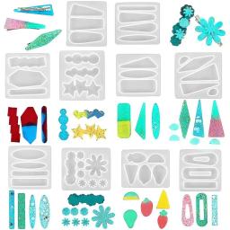 Moldes de Silicone para Fazer Jóias DIY, Cabelo Pin, Epóxi, UV, Resina, Clipe, Presilha, Pingente, Acessórios, Suprimentos, Materiais, Kawaii, Acessórios - Image 1